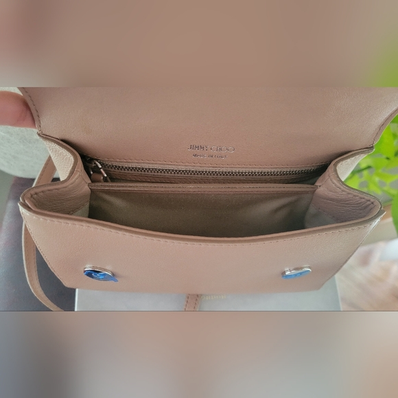 COPY Jimmy Choo Cheri Powder Crossbody Top Handle Bag - Picture 14 of 16